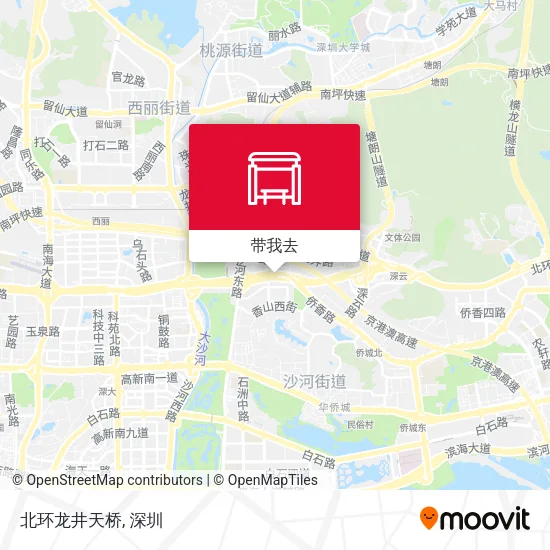 北环龙井天桥地图