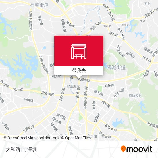 大和路口地图