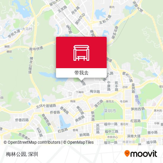 梅林公园地图