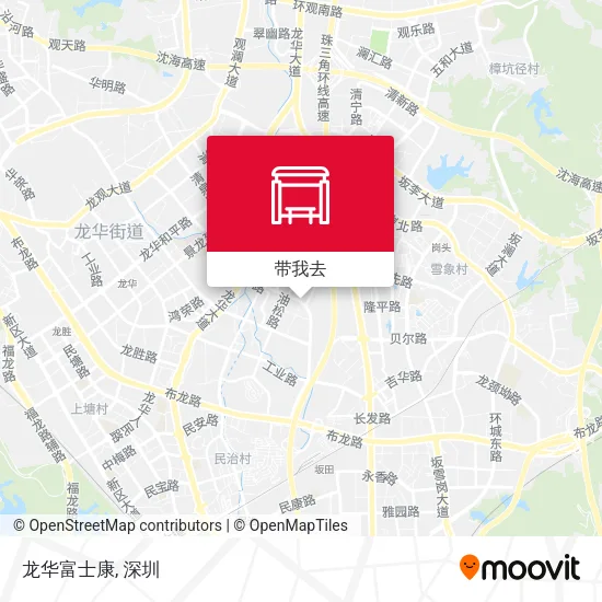 龙华富士康地图