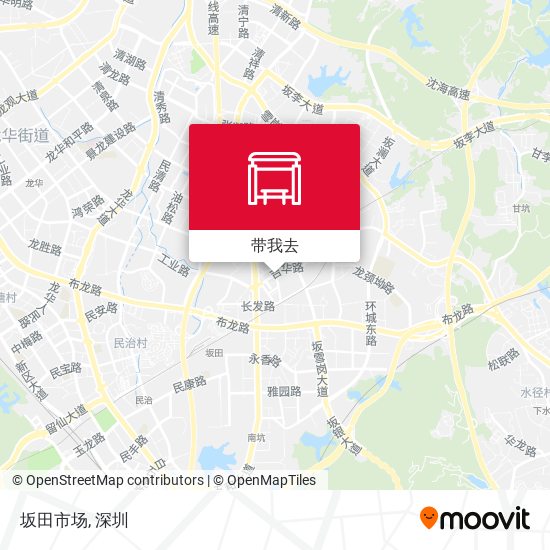 坂田市场地图