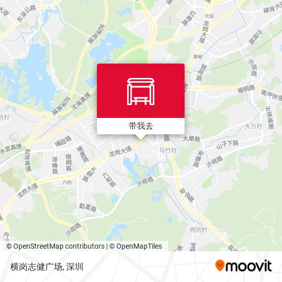 横岗志健广场地图