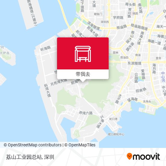 荔山工业园总站地图