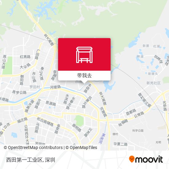 西田第一工业区地图