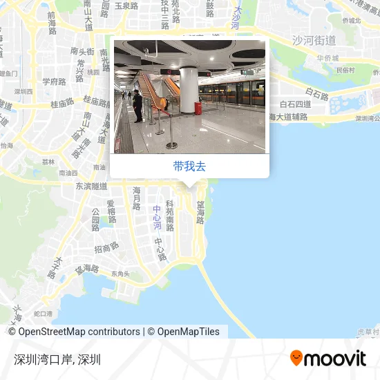 深圳湾口岸地图