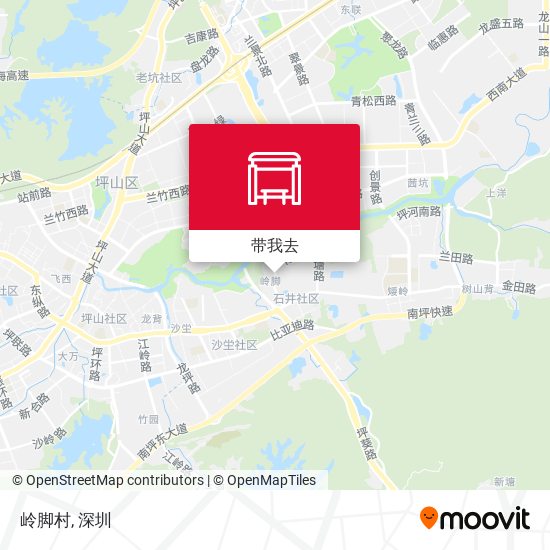岭脚村地图