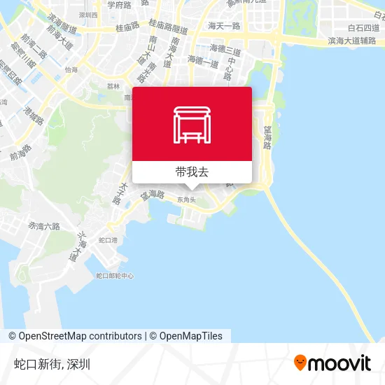 蛇口新街地图