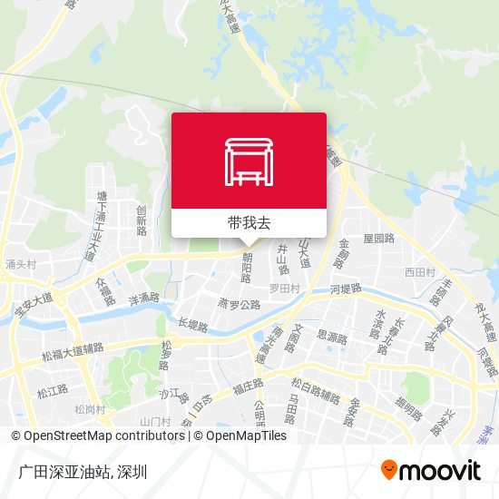 广田深亚油站地图