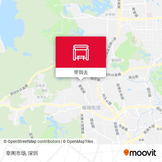 章阁市场地图