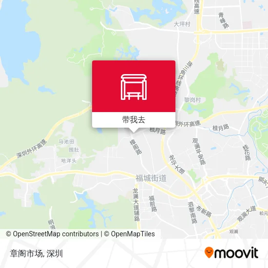 章阁市场地图