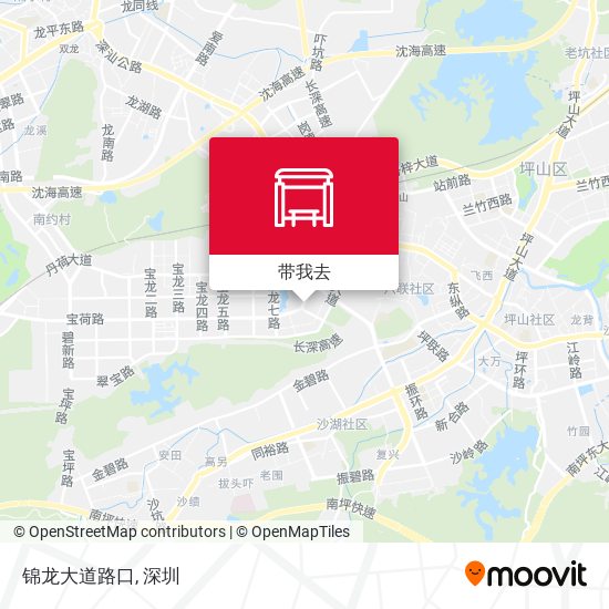锦龙大道路口地图