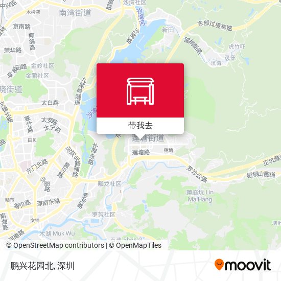 鹏兴花园北地图