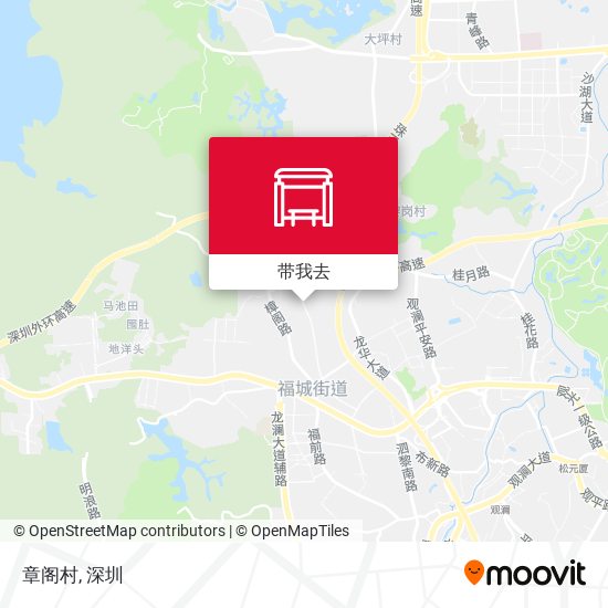章阁村地图