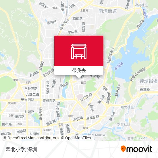 翠北小学地图