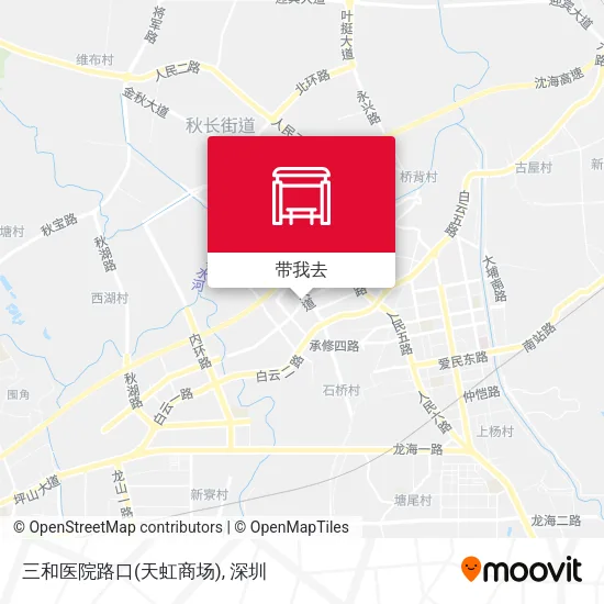 三和医院路口(天虹商场)地图