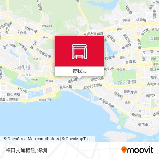 福田交通枢纽地图
