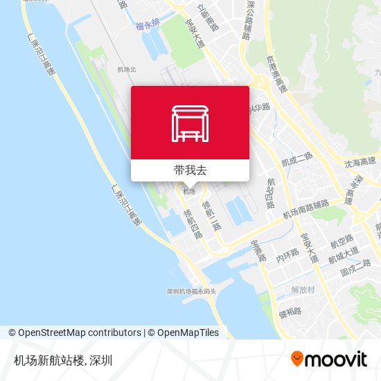 机场新航站楼地图