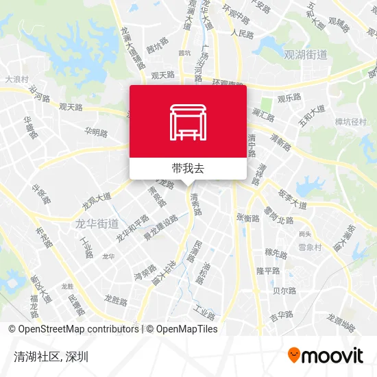 清湖社区地图
