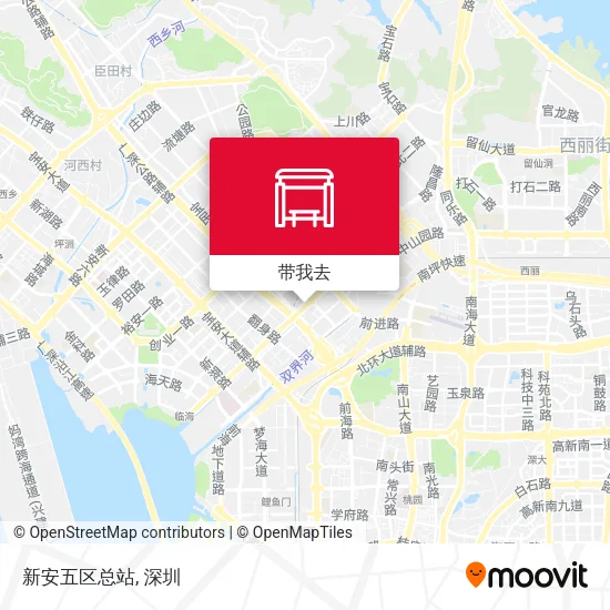 新安五区总站地图