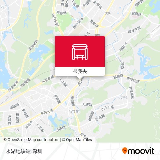 永湖地铁站地图