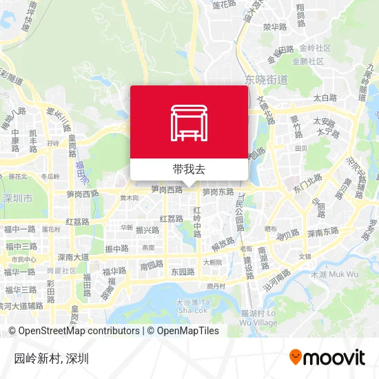 园岭新村地图