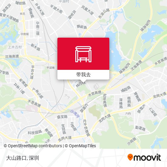 大山路口地图