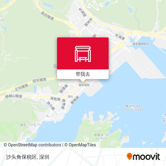 沙头角保税区地图