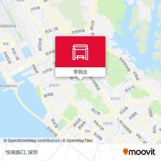 恒南路口地图