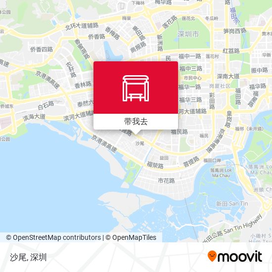 沙尾地图