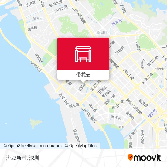 海城新村地图