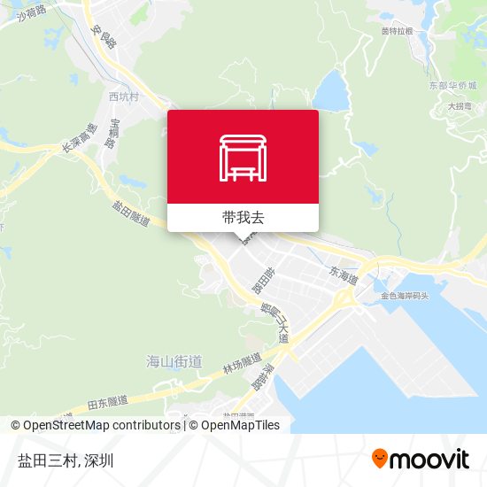 盐田三村地图