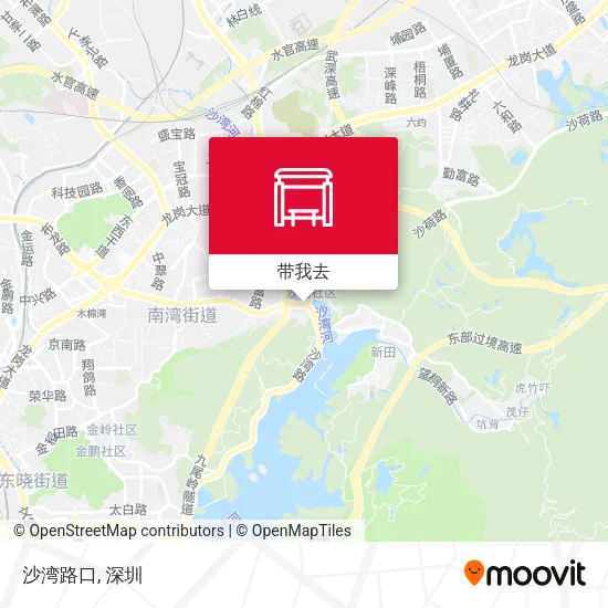 沙湾路口地图