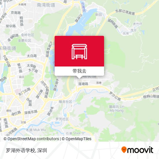 罗湖外语学校地图