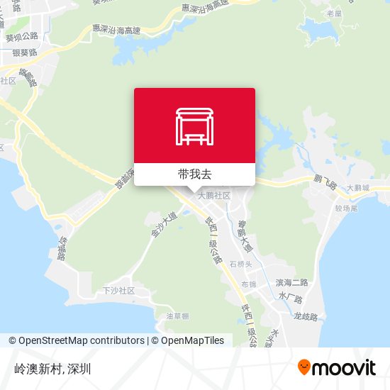 岭澳新村地图