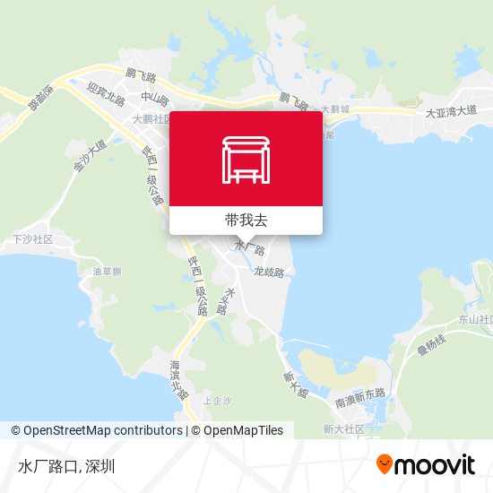 水厂路口地图