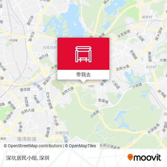 深坑居民小组地图