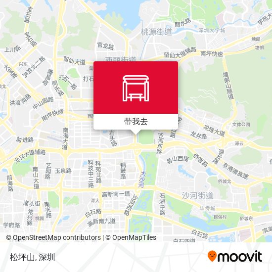松坪山地图