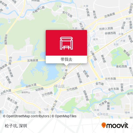 松子坑地图