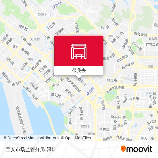 宝安市场监管分局地图