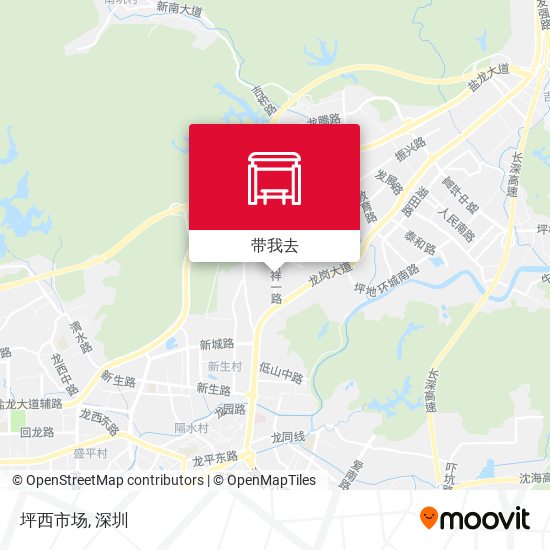 坪西市场地图