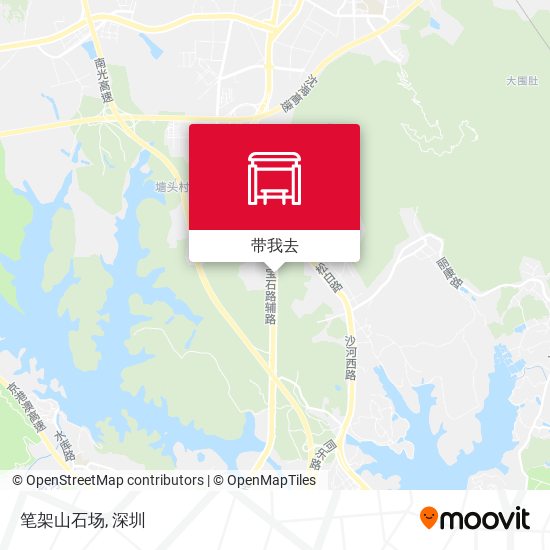 笔架山石场地图
