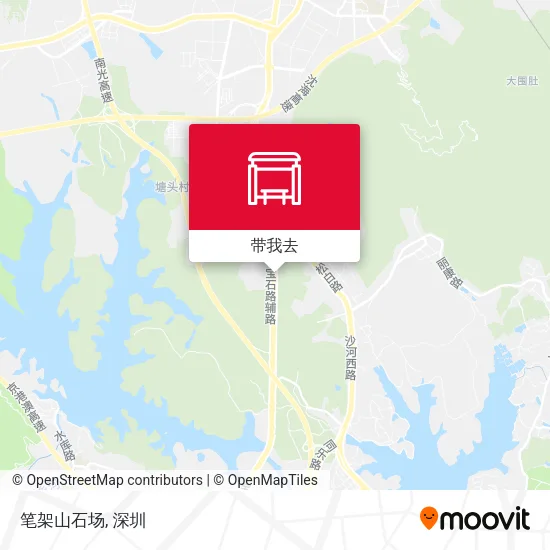 笔架山石场地图