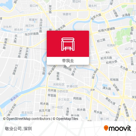 敬业公司地图