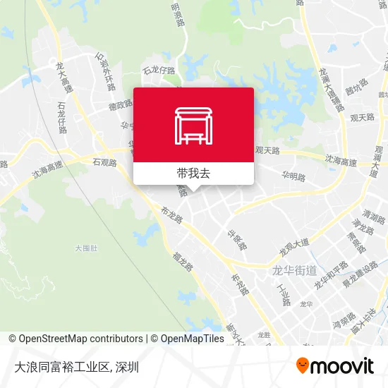 大浪同富裕工业区地图