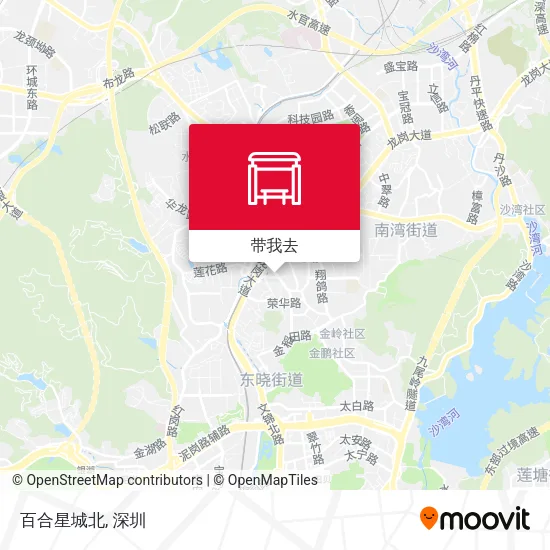 百合星城北地图