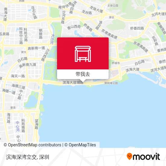 滨海深湾立交地图