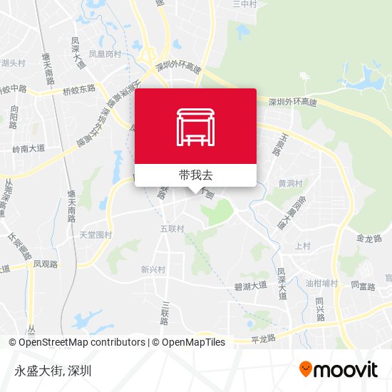 永盛大街地图