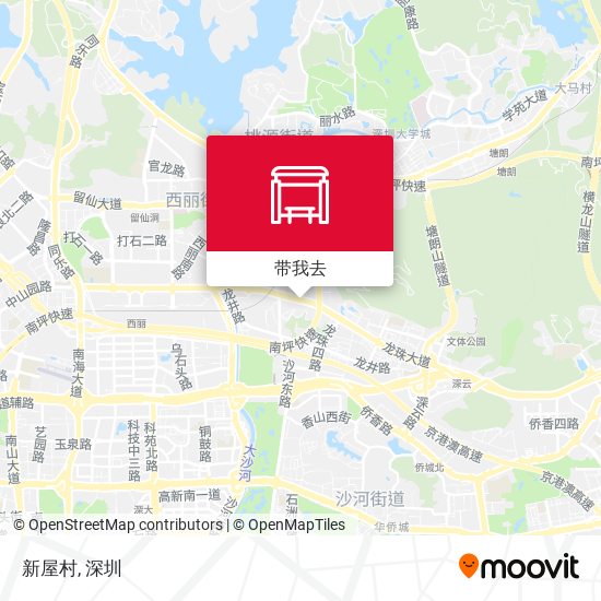 新屋村地图