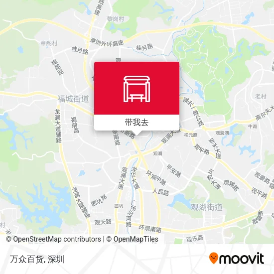 万众百货地图