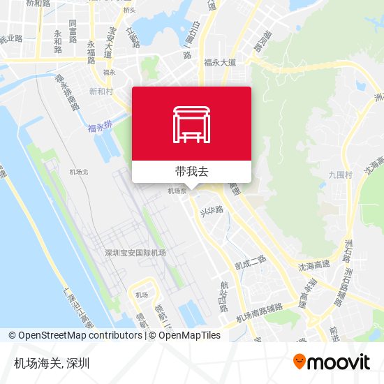 机场海关地图